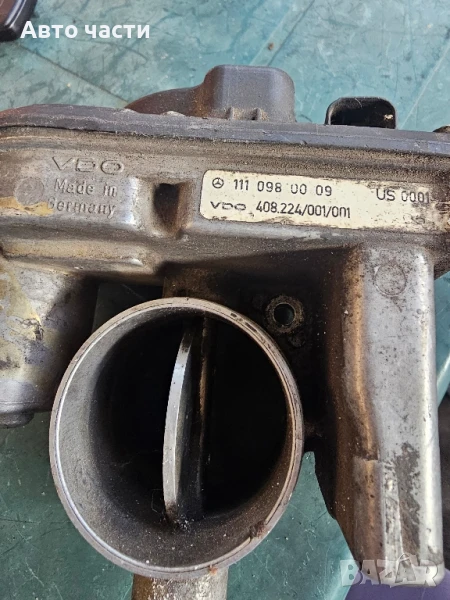ДРОСЕЛОВА КЛАПА 1110980009 VDO 408224001001 MERCEDES-BENZ SLK R170 EW210, снимка 1
