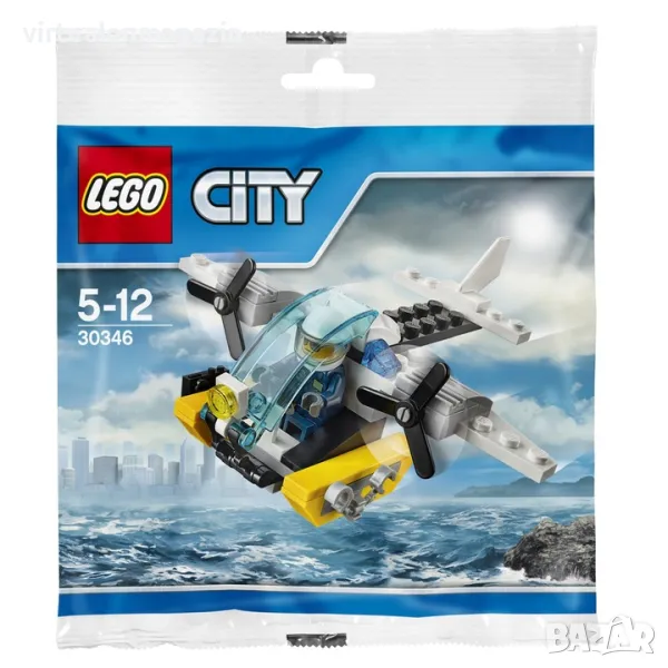 Конструктор Лего - модел LEGO City 30346  - Prison Island Plane polybag, снимка 1