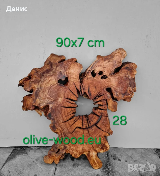 Дървен материал от маслина (янове) и шайби, снимка 1