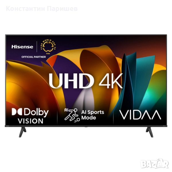 Чисто нови Телевизори HISENSE 43A6N 4K Ultra HD SMART TV 43 инча, снимка 1
