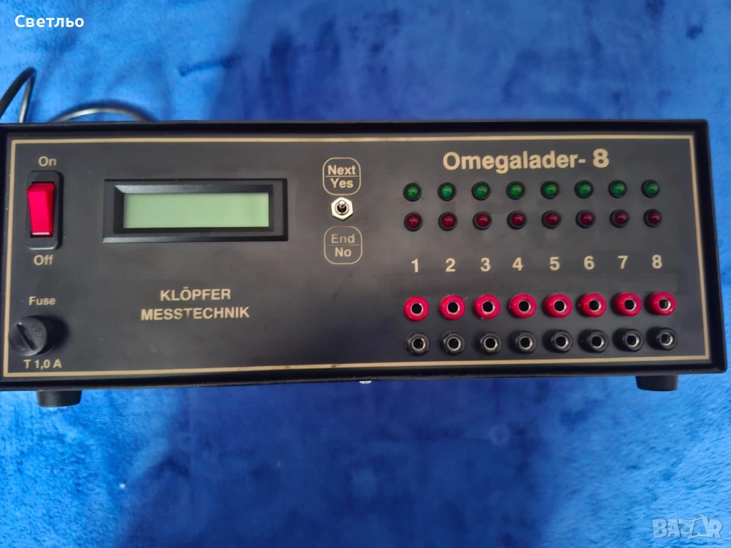 Зарядна станция Omegalader 8 за оловни и NiCd NiMH батерии, снимка 1