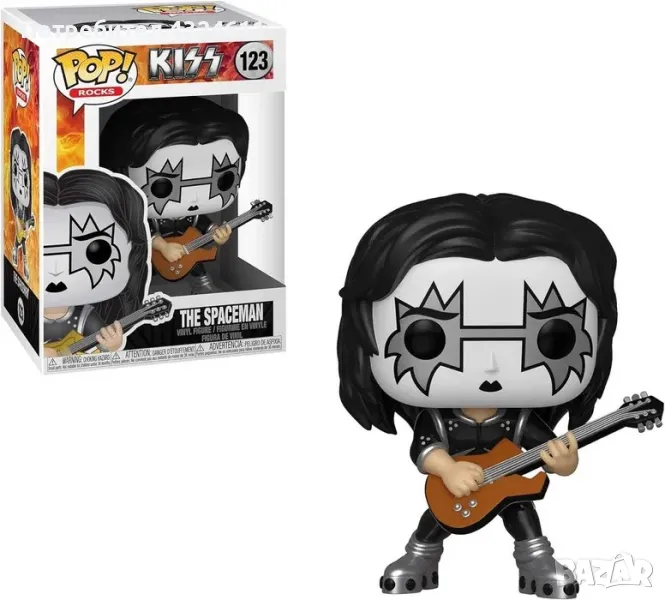 Колекционерска фигурка Funko POP! KISS: The Spaceman - Glow in The Dark, снимка 1