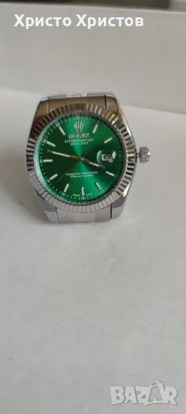 Дамски луксозен часовник Rolex Oyster Perpetual Datejust green 💚, снимка 1