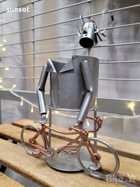 🚲стойка за вино ВЕЛОСИПЕД🍷🍾-> идеална за подарък , снимка 1