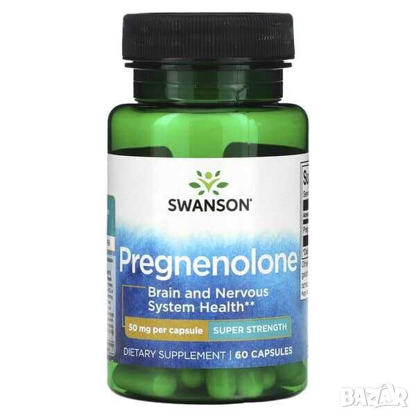 Swanson Прегненолон, Висока ефективност, 50 mg, 60 капсули, снимка 1