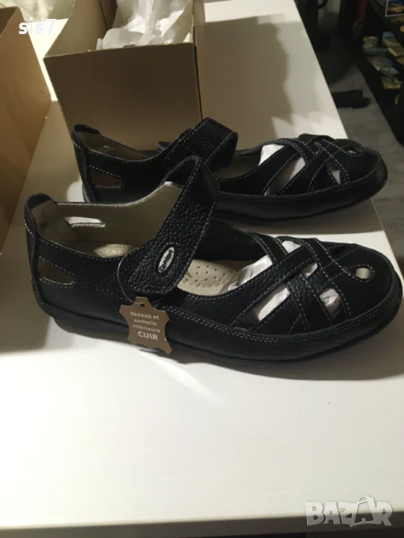 летни обувки естествена кожа, снимка 1