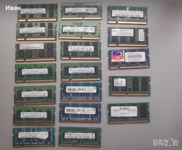 RAM памет DDR4/DDR3/DDR2/DDR1 за лаптоп, снимка 1