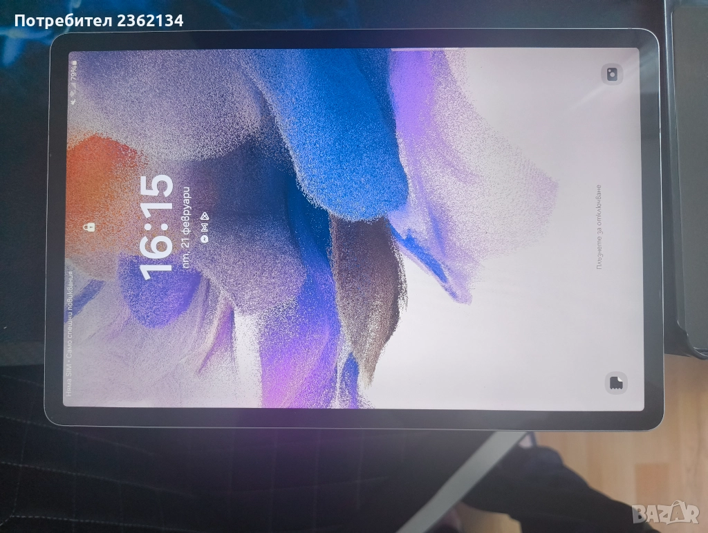 Samsung galaxy tab S7 fe, снимка 1