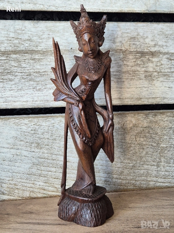 Танцьорка, рядка антикварна статуетка, снимка 1