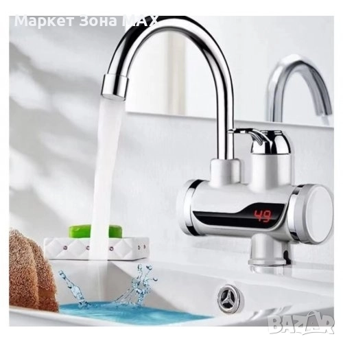 Електрически бойлер с LED дисплей, мощност 3000W За Стена или Плот., снимка 1