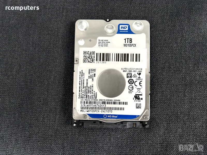 Хард диск WD 1TB  WD10SPZX за лаптоп, снимка 1
