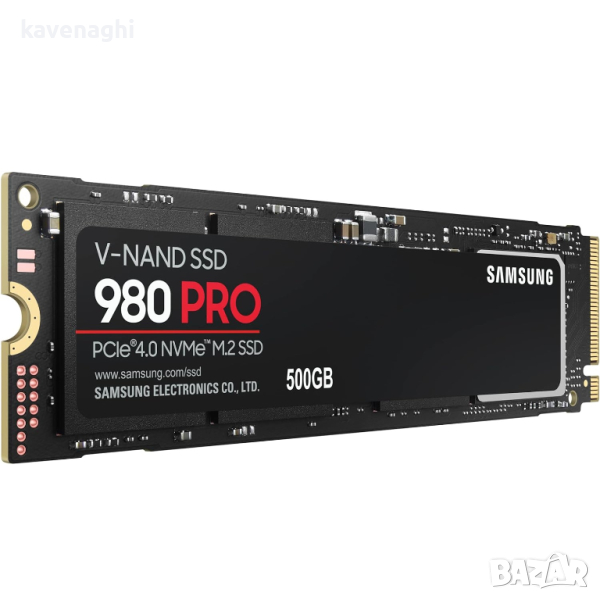 Продавам: Диск Samsung 980 PRO 500GB M.2 PCIe NVMe SSD, снимка 1