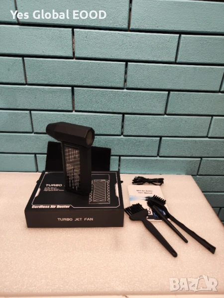 CCmall безжичен въздушен дъстър 180000RPM с 3 скорости и LED  Описание на продукта: Електрическият в, снимка 1