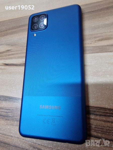 Samsung Galaxy A 12 + калъф на Mobilfox, ново зарядно, нов протектор, снимка 1