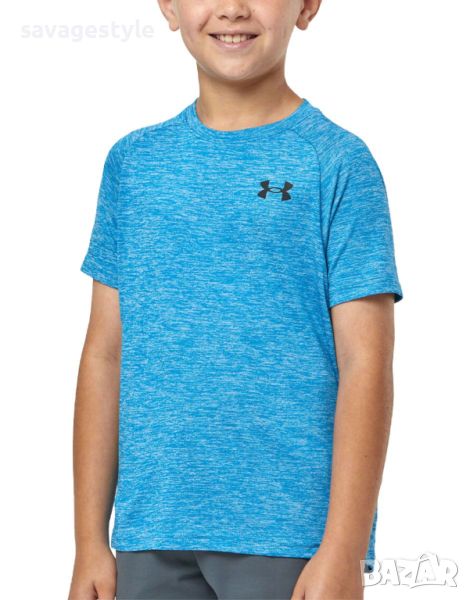 UNDER ARMOUR Tech 2.0 Boys' Tee Blue, снимка 1