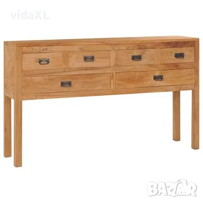 vidaXL Бюфет, 125x30x75 см, тиково дърво масив（SKU:288897, снимка 1