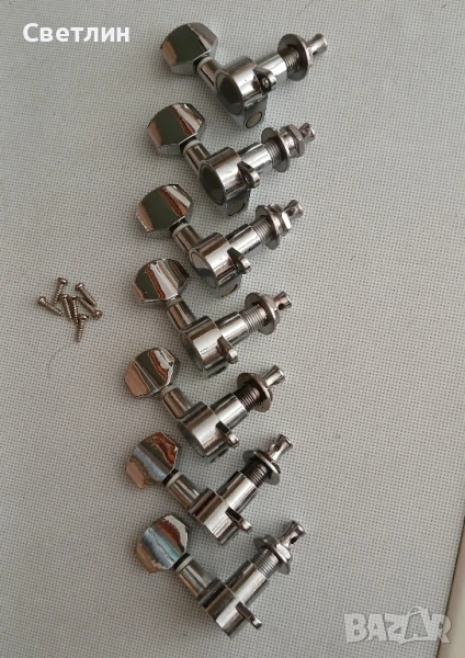 Ключове за китара, 7 броя в една редица, снимка 1