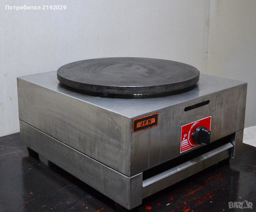 Професионален газов котлон / ПЛОЧА за ПАЛАЧИНКИ и КАТМИ, снимка 1