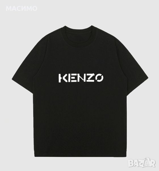 мъжка черна тениска Kenzo, снимка 1