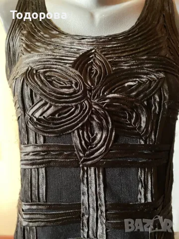 Официална черна рокля с подвижна подплата , снимка 9 - Рокли - 50176187