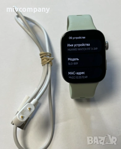 Смарт часовник HUAWEI WATCH FIT 3