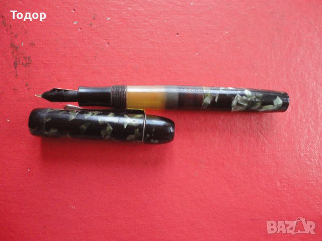 Старинна немска бакелитова писалка Nikolay, снимка 7 - Колекции - 45222596