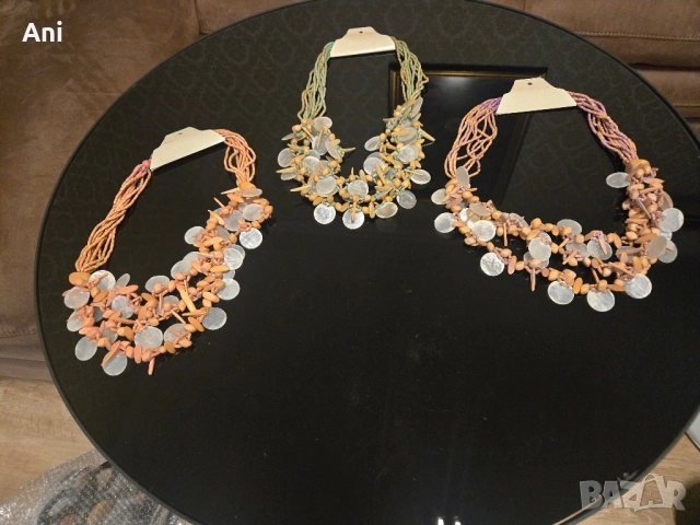 Уникални гердани РЪЧКА ИЗРАБОТКА със седеф