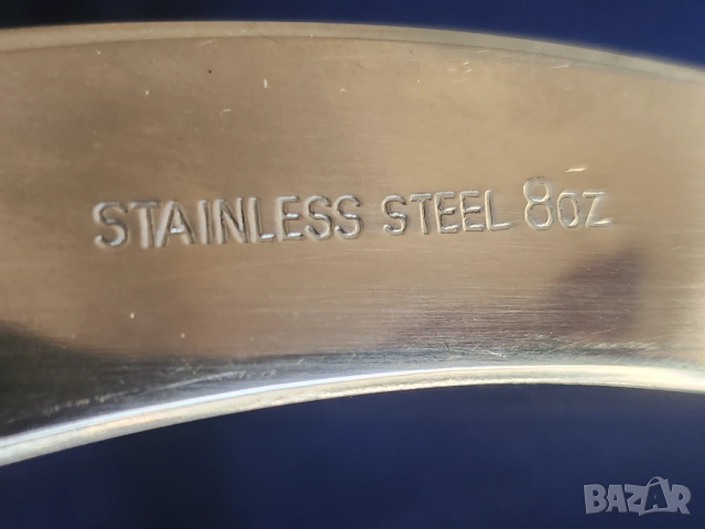 джобна метална бутилка - плоска 235 мл, к-т с 2 мет.чашки, фунийка, табакера (+подарък 2-ра бутилка), снимка 6 - Други - 52669659