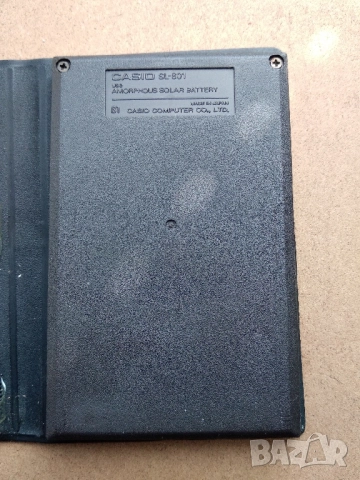 Ретро калкулатор CASIO SL-801, снимка 5 - Друга електроника - 52061940