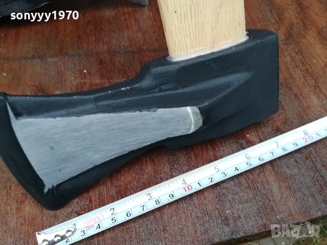 брадва с клин 2кг-дървена дръжка в два цвята 0810251736, снимка 10 - Градински инструменти - 51988648