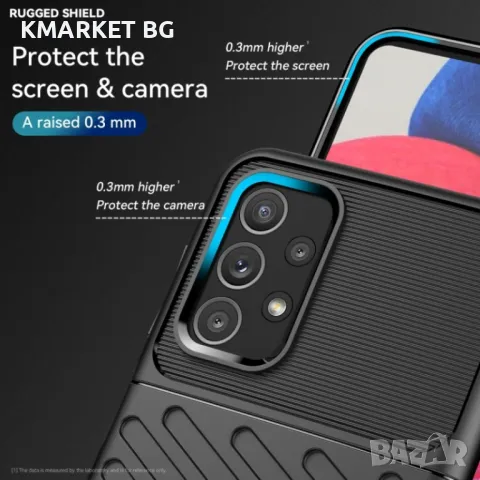 Samsung Galaxy A23 Удароустойчив Twill Texture Калъф и Протектор, снимка 5 - Калъфи, кейсове - 48545050