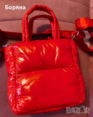 H&M нова с етикет червена чанта, снимка 6 - Чанти - 53501701