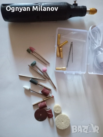 Мини електрическа бормашина USB , снимка 4 - Бормашини - 53475923