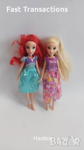 Комплект кукли принцеси - Ариел и Рапунцел