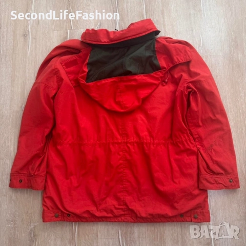Мъжко яке Fjallraven Gore-Tex Vintage произведено в Португалия червено размер L с качулка, снимка 7 - Якета - 52496294