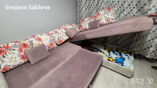 Продавам диван-спалня с ракла., снимка 8 - Дивани и мека мебел - 53745056