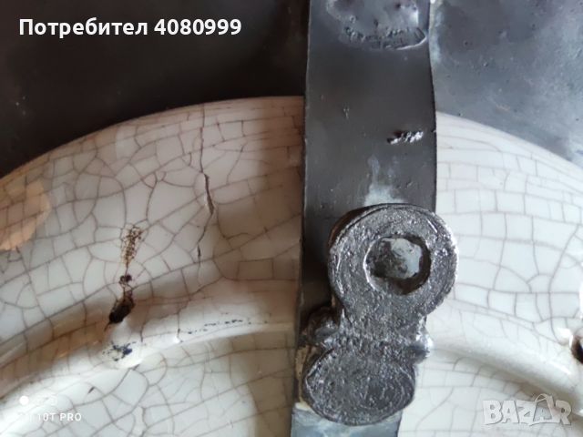 Чиния за стена "Bassano" в калаен обков, снимка 7 - Антикварни и старинни предмети - 45498308