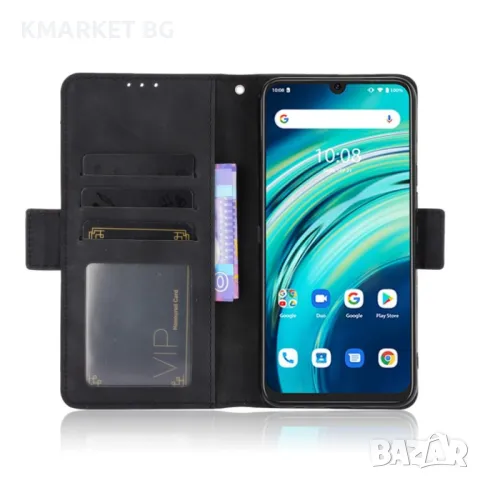 Umidigi A9 Pro Wallet Кожен Калъф и Протектор, снимка 10 - Калъфи, кейсове - 48685949