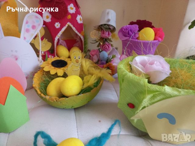 Ръчна изработка за детски и Великденски базари, снимка 4 - Декорация за дома - 45382750