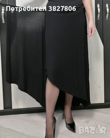 Дълга лятна пола черна, снимка 2 - Поли - 50259637