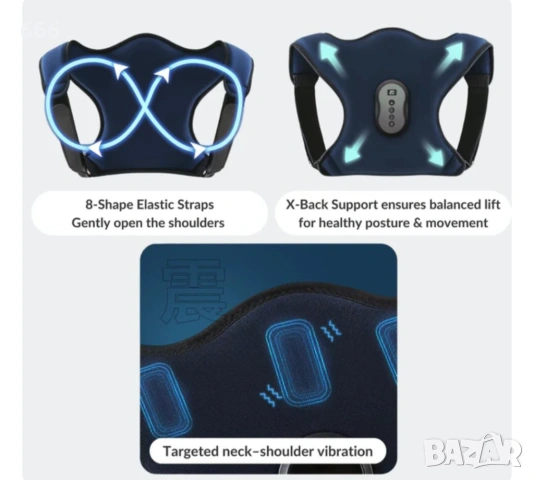 Електронен масажор за гръб, снимка 10 - Други стоки за дома - 54208797