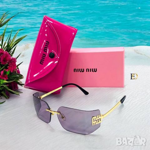 очила с Калъф и Кутия Miu Miu prada, снимка 2 - Слънчеви и диоптрични очила - 46718367