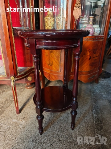 Антикварна помощна масичка , снимка 3 - Маси - 52881405