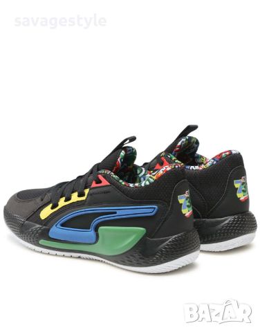 Мъжки маратонки PUMA Court Rider Chaos Trash Talk Basketball Shoes Black/Multi, снимка 3 - Маратонки - 45959329