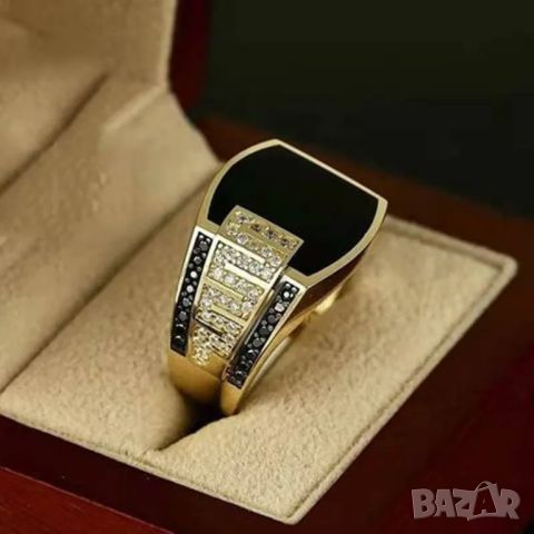 Стилен мъжки пръстен, снимка 6 - Пръстени - 45345619