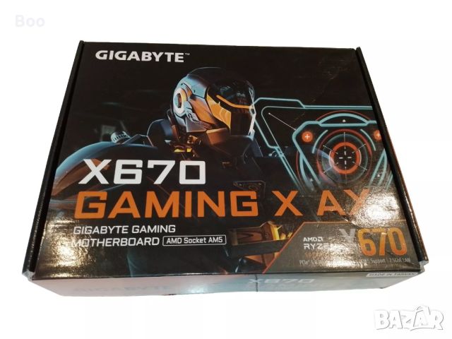 Дънна платка X670 GAMING X AX WIFI AM5, Wi-Fi, снимка 1 - Дънни платки - 43574376