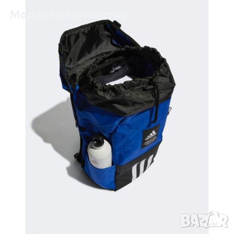 Раница  Adidas  Lifestyle   Camper  backpack blue/black , снимка 3 - Раници - 46404115