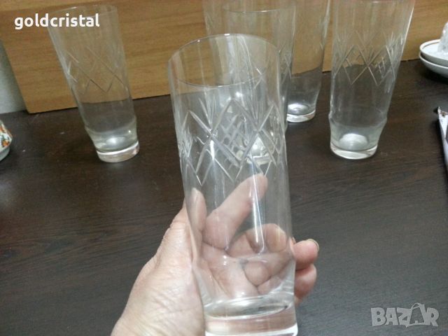 Ретро кристални чаши , снимка 6 - Антикварни и старинни предмети - 45906537