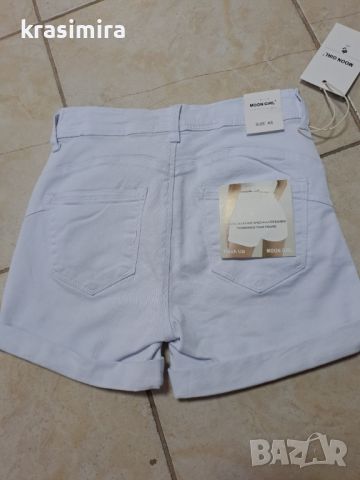 Къси панталонки в бяло , снимка 7 - Къси панталони и бермуди - 46448354