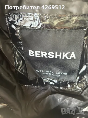 Пухено яке Bershka, снимка 6 - Якета - 47833237